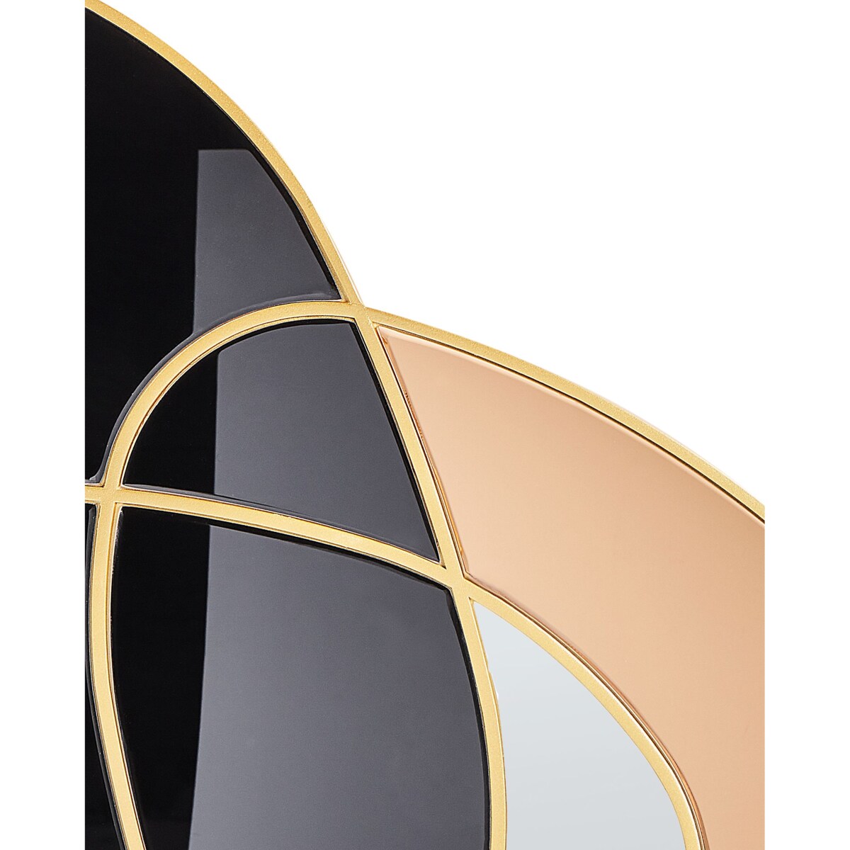 Lustro ścienne TAILLY Czarny