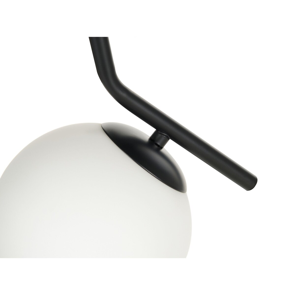 Lampa wisząca szklana czarna WAPITI