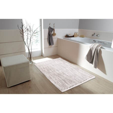 Kleine Wolke Sway Ekologiczny Dywanik łazienkowy szary 70x120 cm ECO LIVING