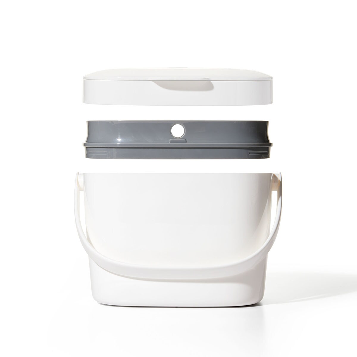 Kompostownik 6,6 L - biały - Good Grips / OXO