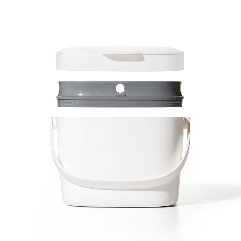 Kompostownik 6,6 L - biały - Good Grips / OXO