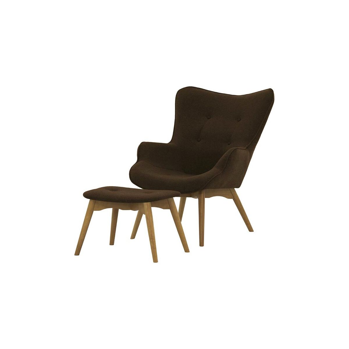 Fotel uszak z podnóżkiem Ducon-Baku 12