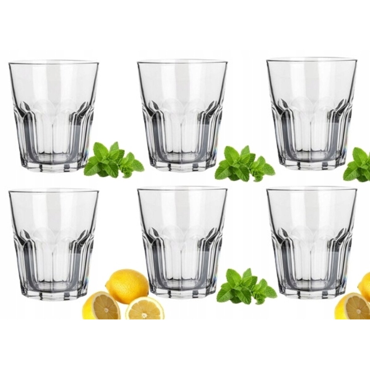 LUMINARC SZKLANKI new america 6x 300 ml NA NAPOJE soki wodę jadalnia drinki