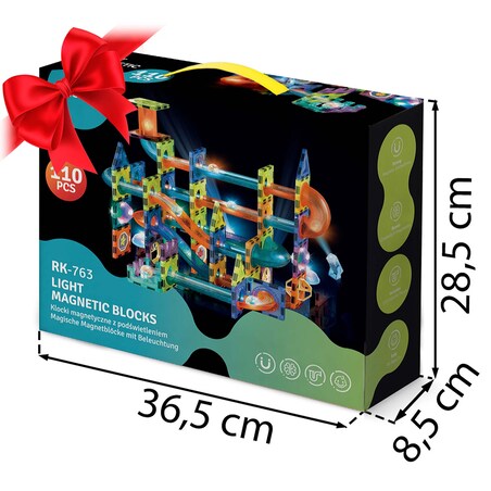 Klocki magnetyczne edukacyjne konstrukcyjne Ricokids