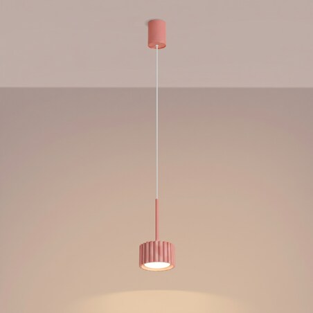 Lampa wisząca AURA 1 brzoskwiniowa Gx53
