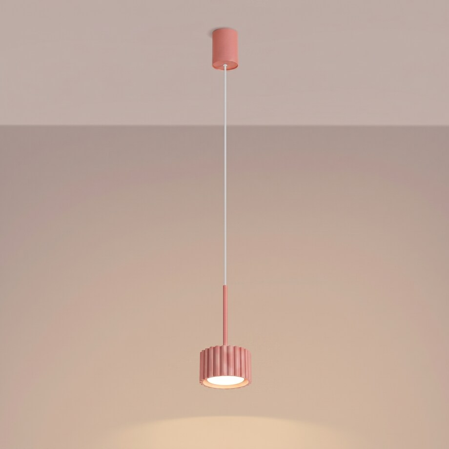 Lampa wisząca AURA 1 brzoskwiniowa Gx53