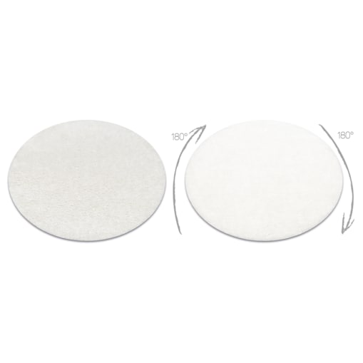 Dywan BUENOS koło 7001 shaggy jednolity, koło 120 cm