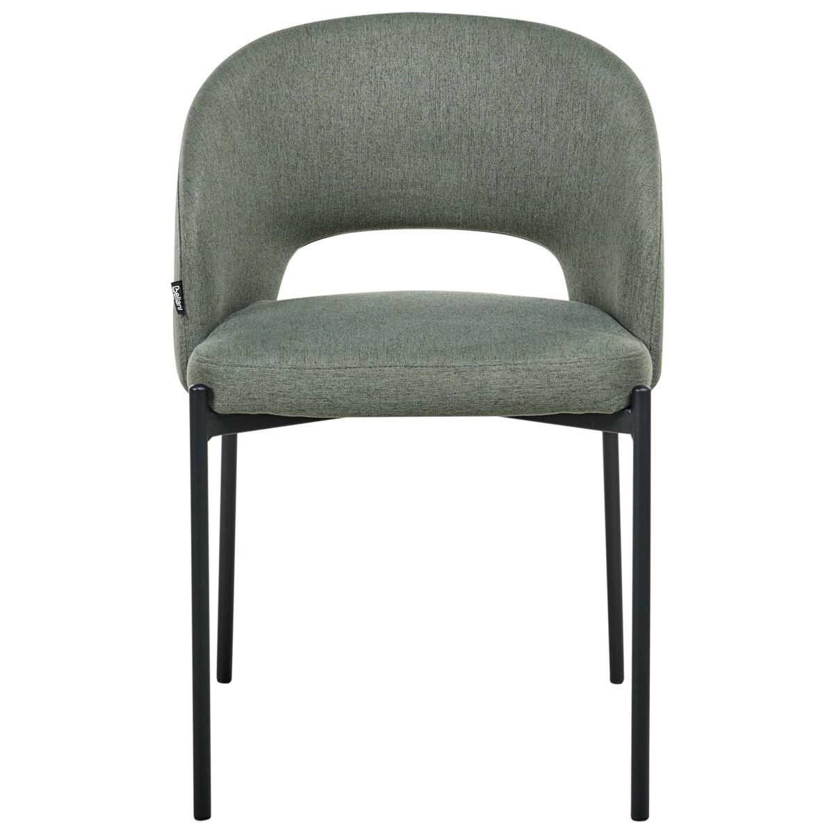 Zestaw 2 krzeseł do jadalni PENNY Ciemnozielony