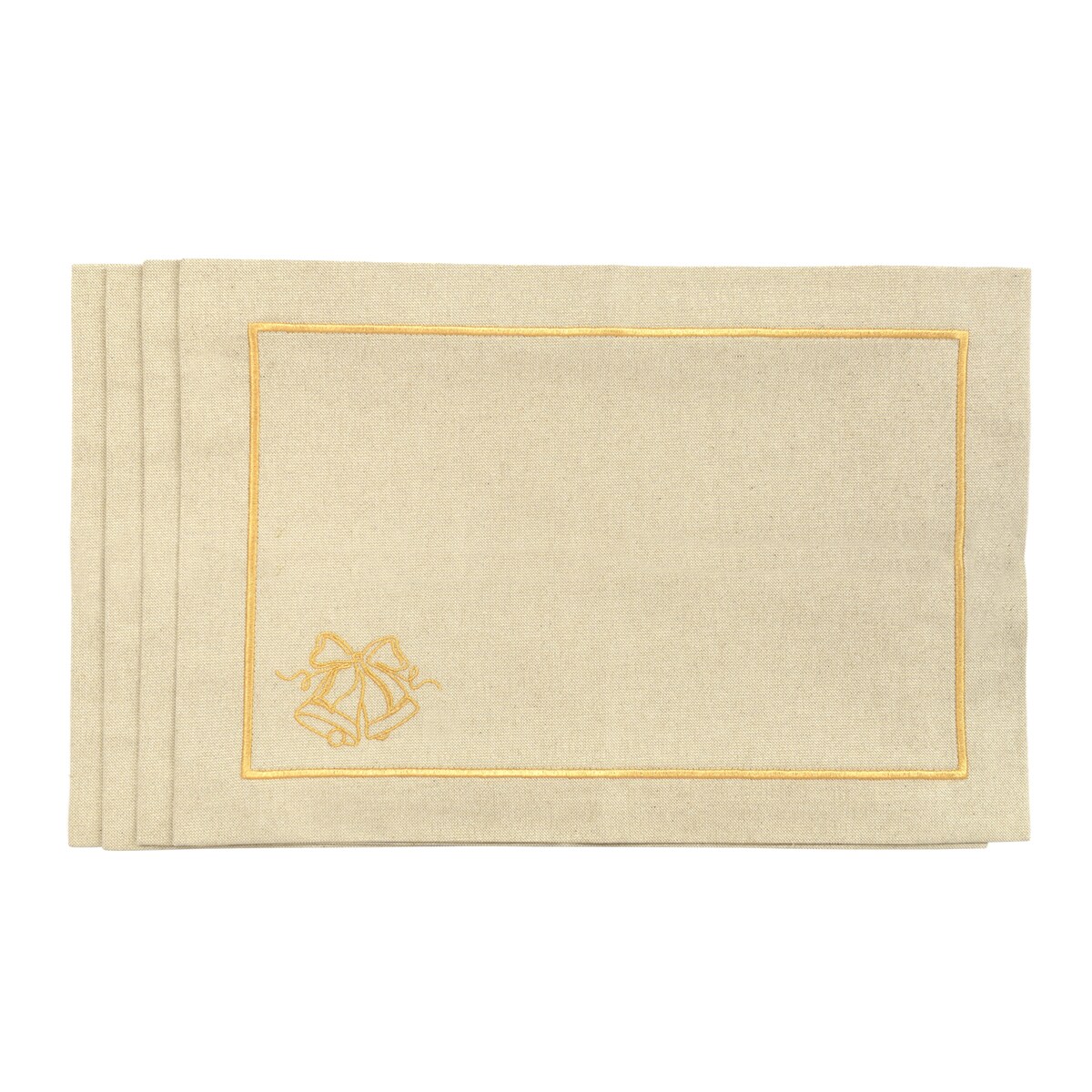 Podkładki Jingle Bells Goldenline - 4 sztuki