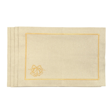 Podkładki Jingle Bells Goldenline - 4 sztuki