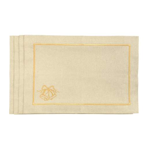 Podkładki Jingle Bells Goldenline - 4 sztuki