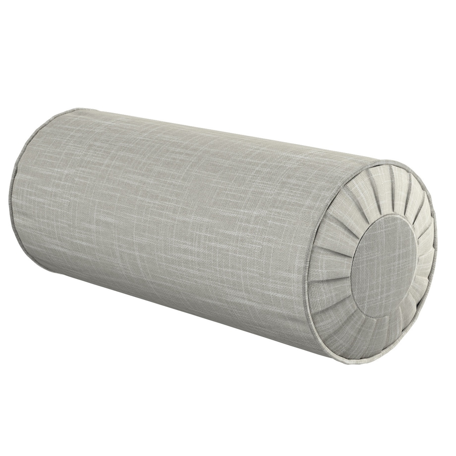 Poduszka wałek z zakładkami, beżowy, Ø20 x 50 cm, Harmony