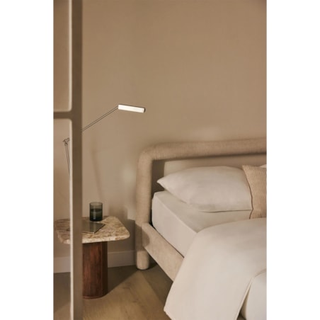 Łóżko tapicerowane, szenilowe, kremowo-beżowe Eneko, 160x200 cm