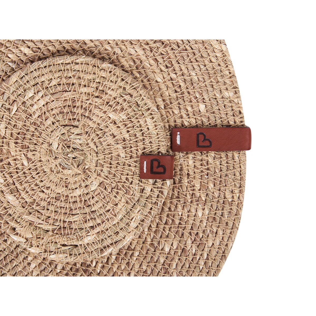 Zestaw 12 podkładek na stół KUNZEA Naturalny Trawa morska