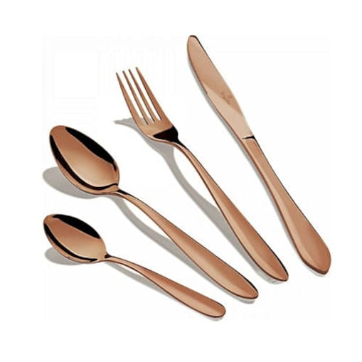 Komplet sztućców 24-elementy satynowe złoto Berlinger Haus BH-2623