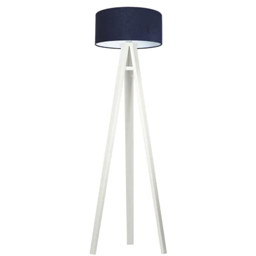 Lampa stojąca HOME 40 granatowa/biała/biała