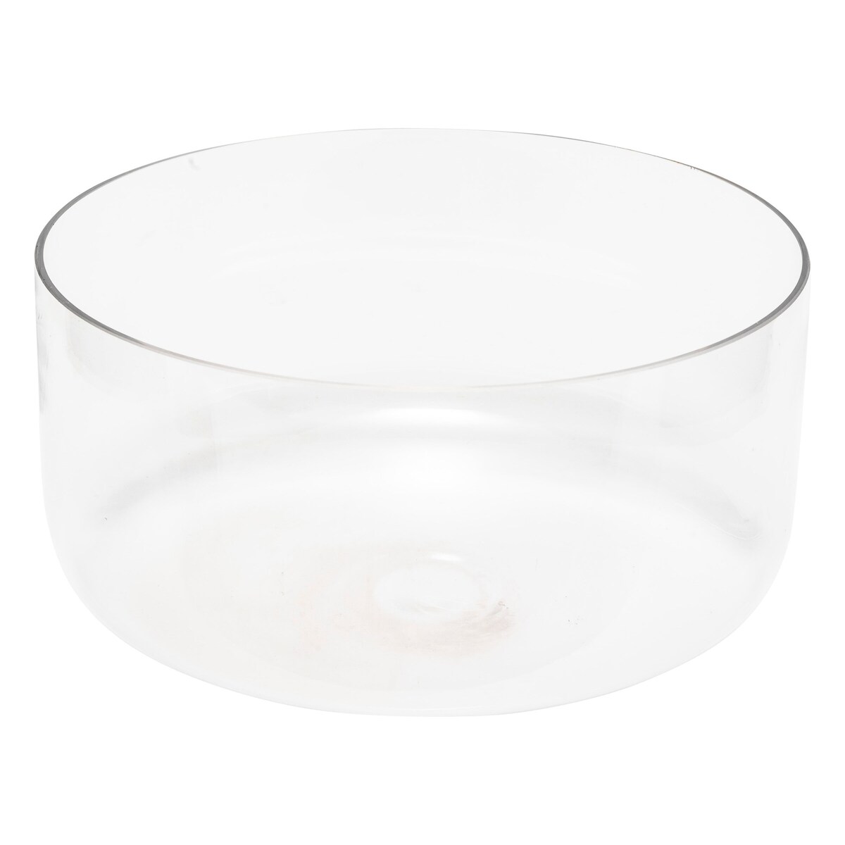 Szklana misa sałatkowa ARHA z podstawą z drewna, Ø 28 cm