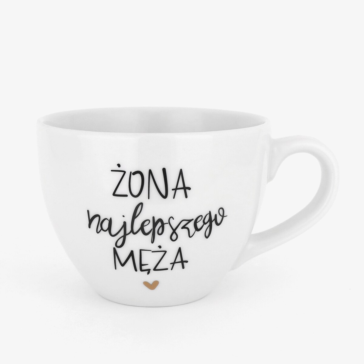 Kubek 500 ml - Żona najlepszego męża ZŁOTE SERCE