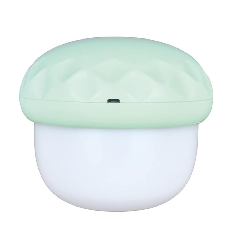 Seledynowa lampka nocna dla dzieci projektor: Grzybek