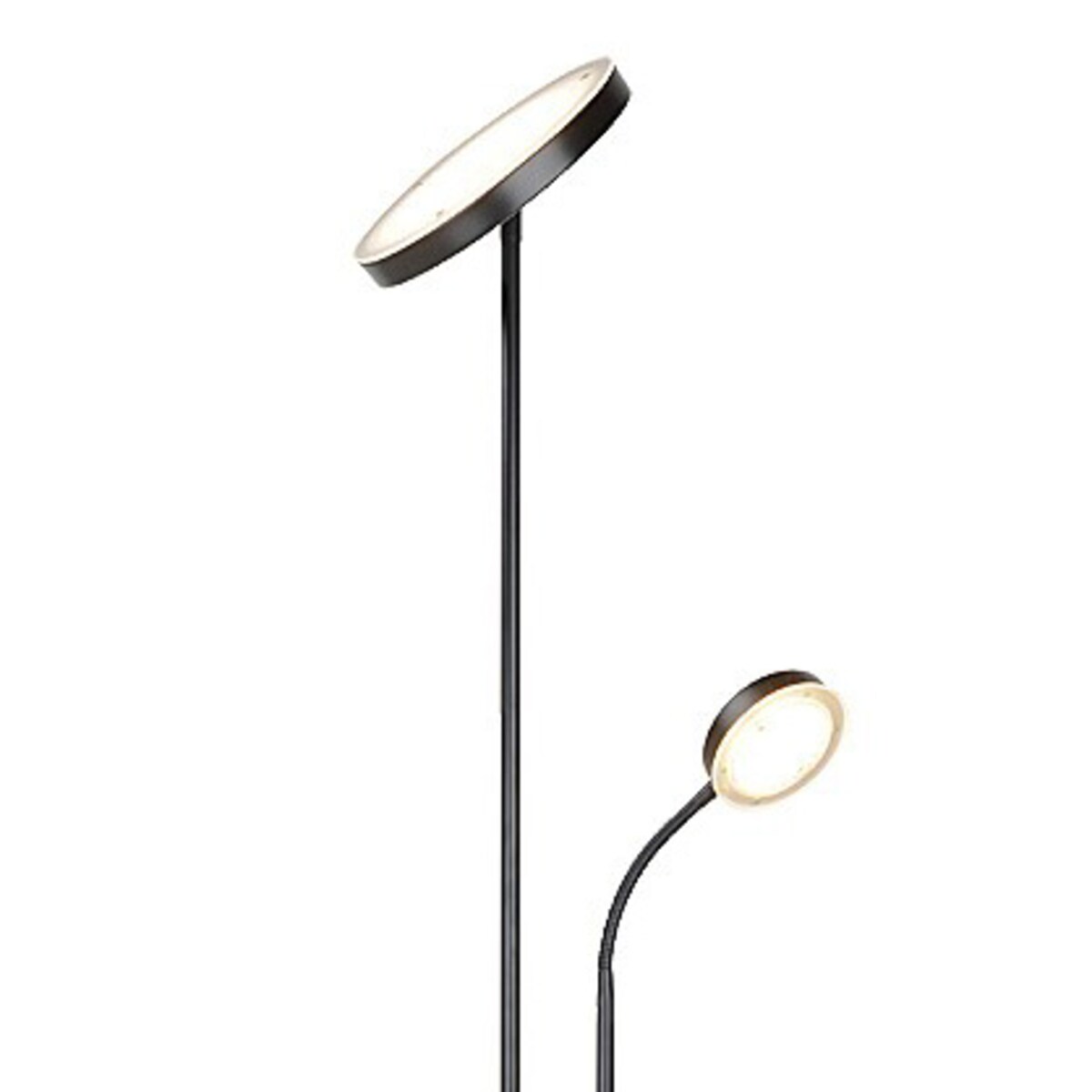 Podłogowa lampa stojąca Ophus LED 23W 3000K do sypialni czarna