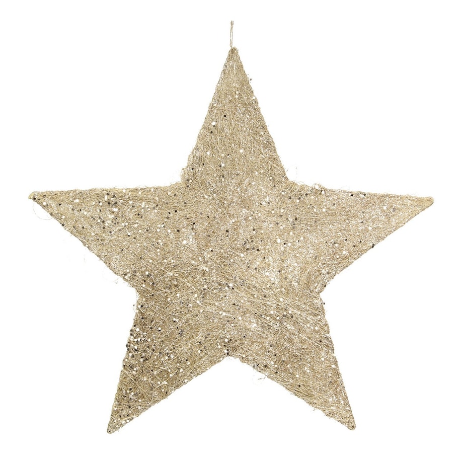 Dekoracja Golden Star, 40 x 0,5 x 40 cm
