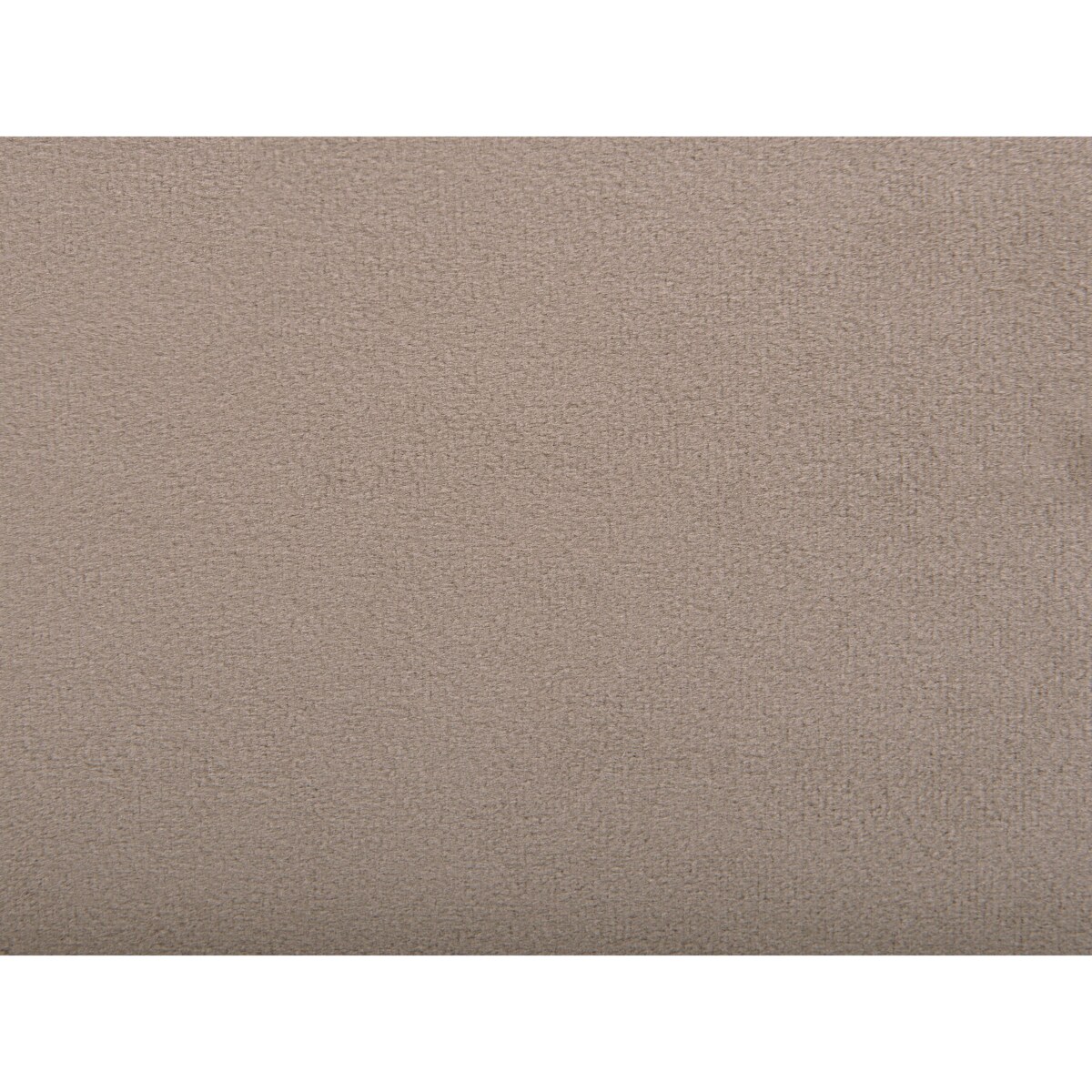 Łóżko welurowe 180 x 200 cm beżowoszare AMBILLOU