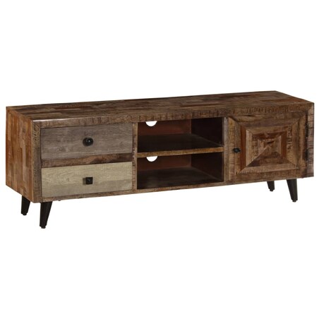vidaXL Szafka pod TV, 118x30x40 cm, lite drewno mango
