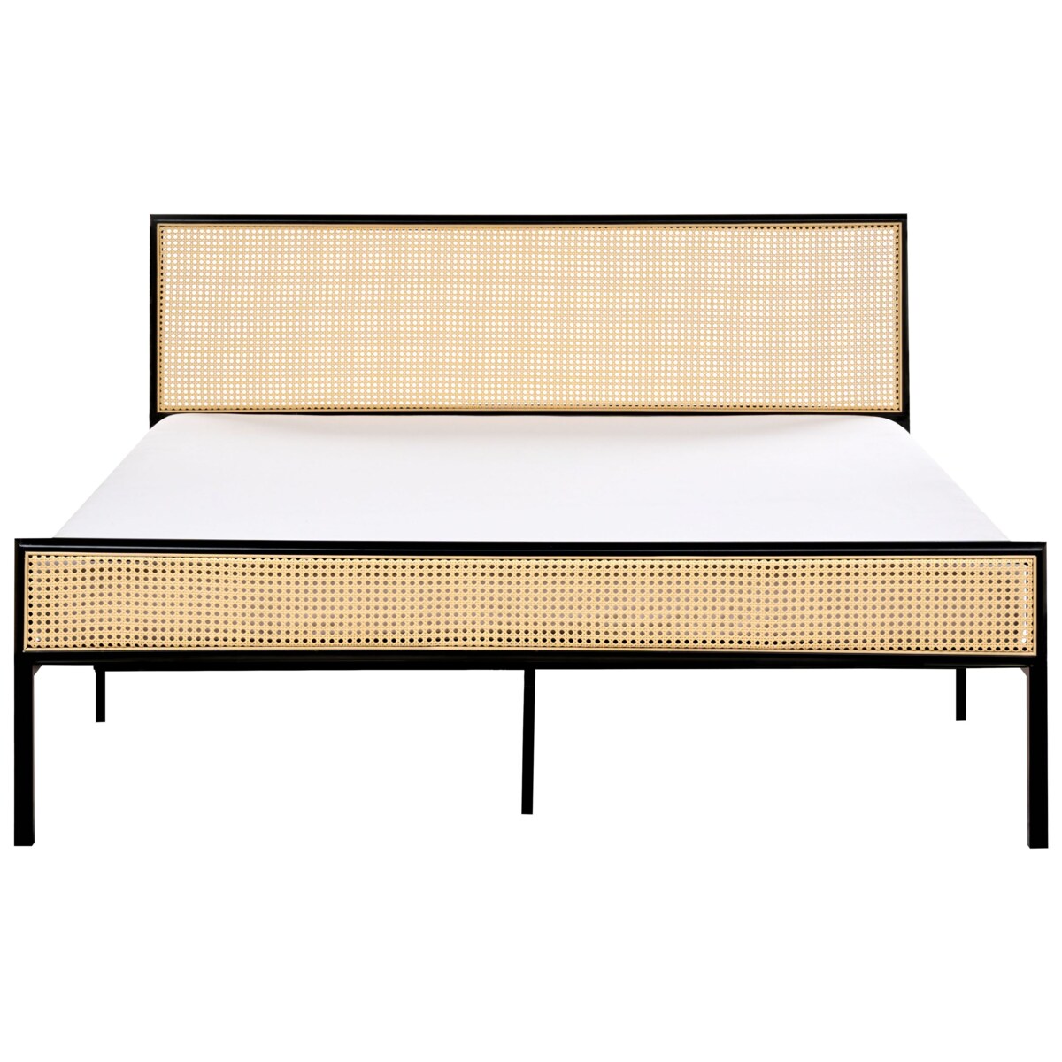 Łóżko  AVANTON 160 x 200 cm Czarny