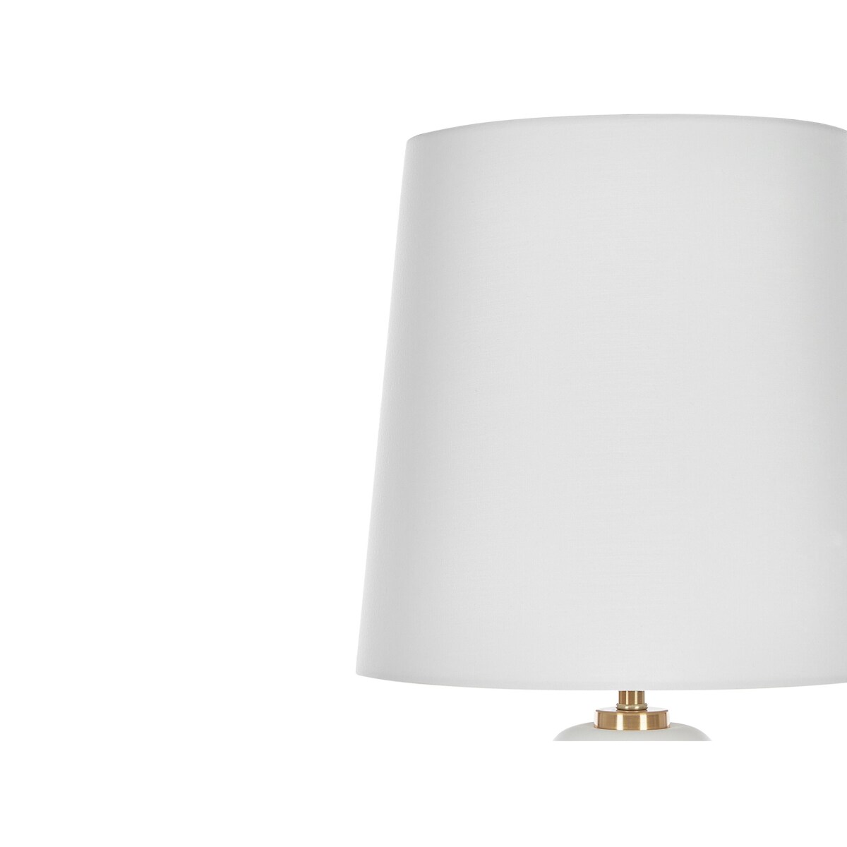 Lampa stołowa biała ze złotym FRIO