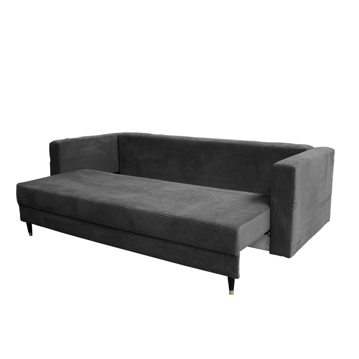 Sofa SONTI rozkładana w tkaninie poso- szara