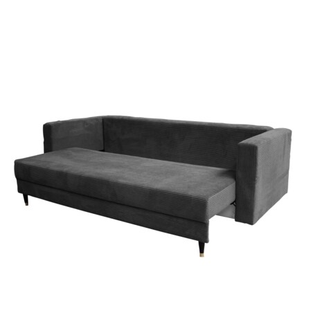 Sofa SONTI rozkładana w tkaninie poso- szara