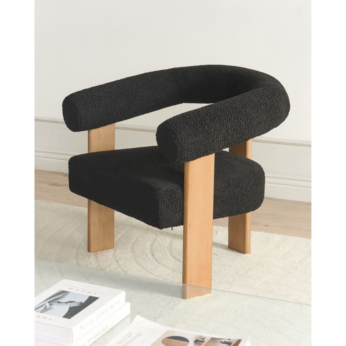 Fotel ILBRO Boucle Czarny