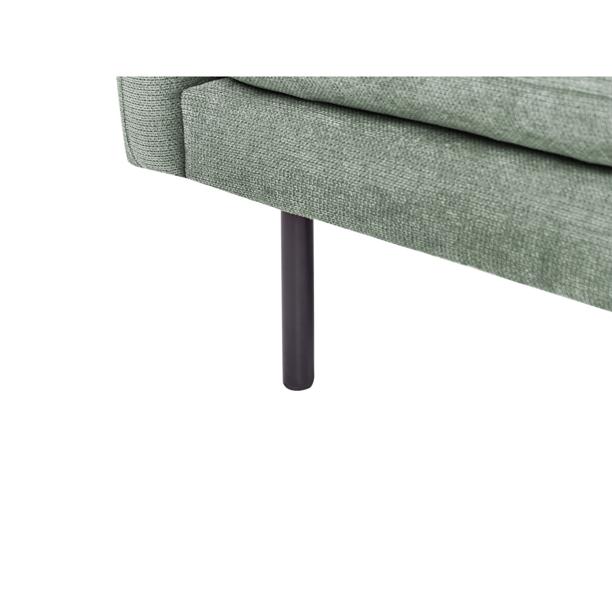 Prawostronny narożnik tapicerowany zielony VINTERBRO