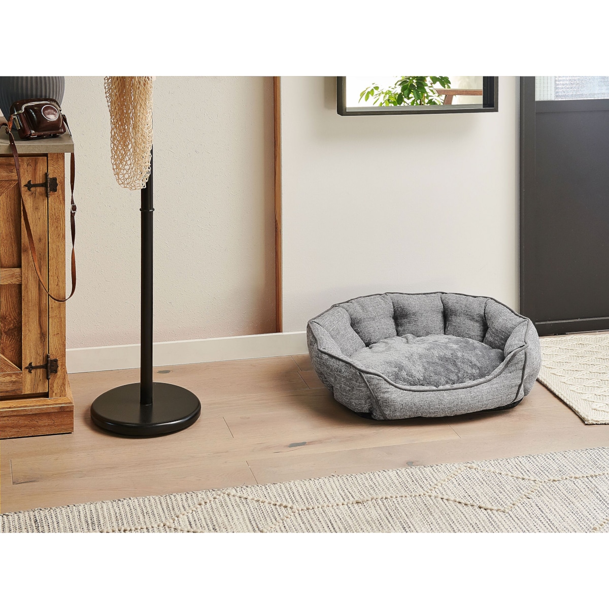 Legowisko 65 x 50 cm szare CANDIR