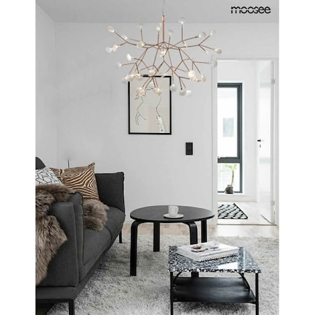 Wisząca lampa Flora MSE010100205 listki LED 22,5W złota