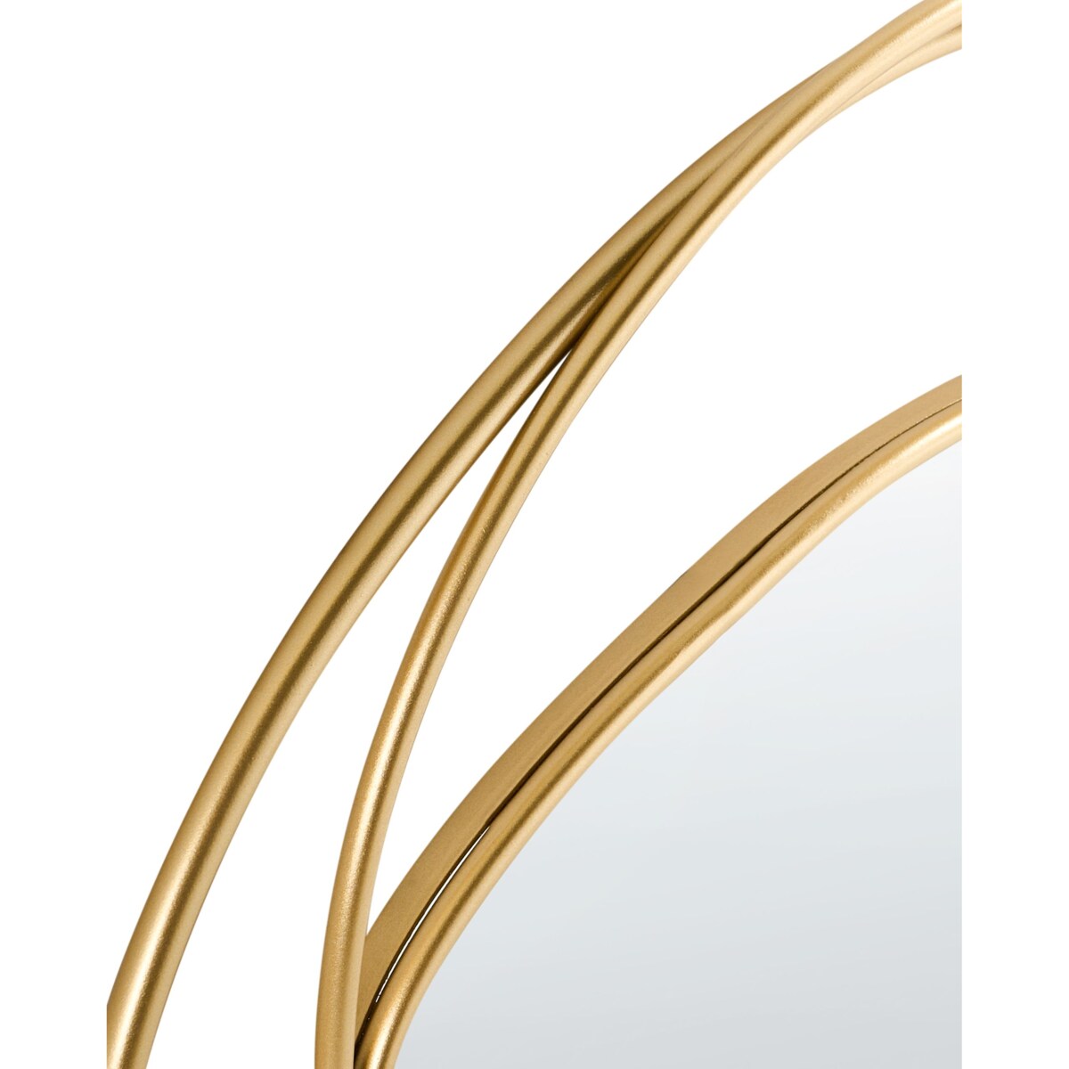 Lustro ścienne COURCY 50 cm 54 cm Metal Złoty