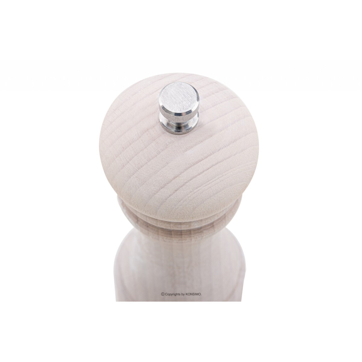 Konsimo MILOS Zestaw młynków 18 cm, 2 szt. naturalny olejowany, naturalny olejowany