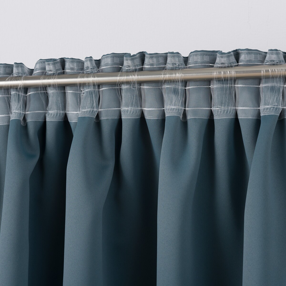 Zasłona zaciemniająca na taśmie marszczącej morski niebieski 140 x 280cm 1 szt. 140x280 niebieski