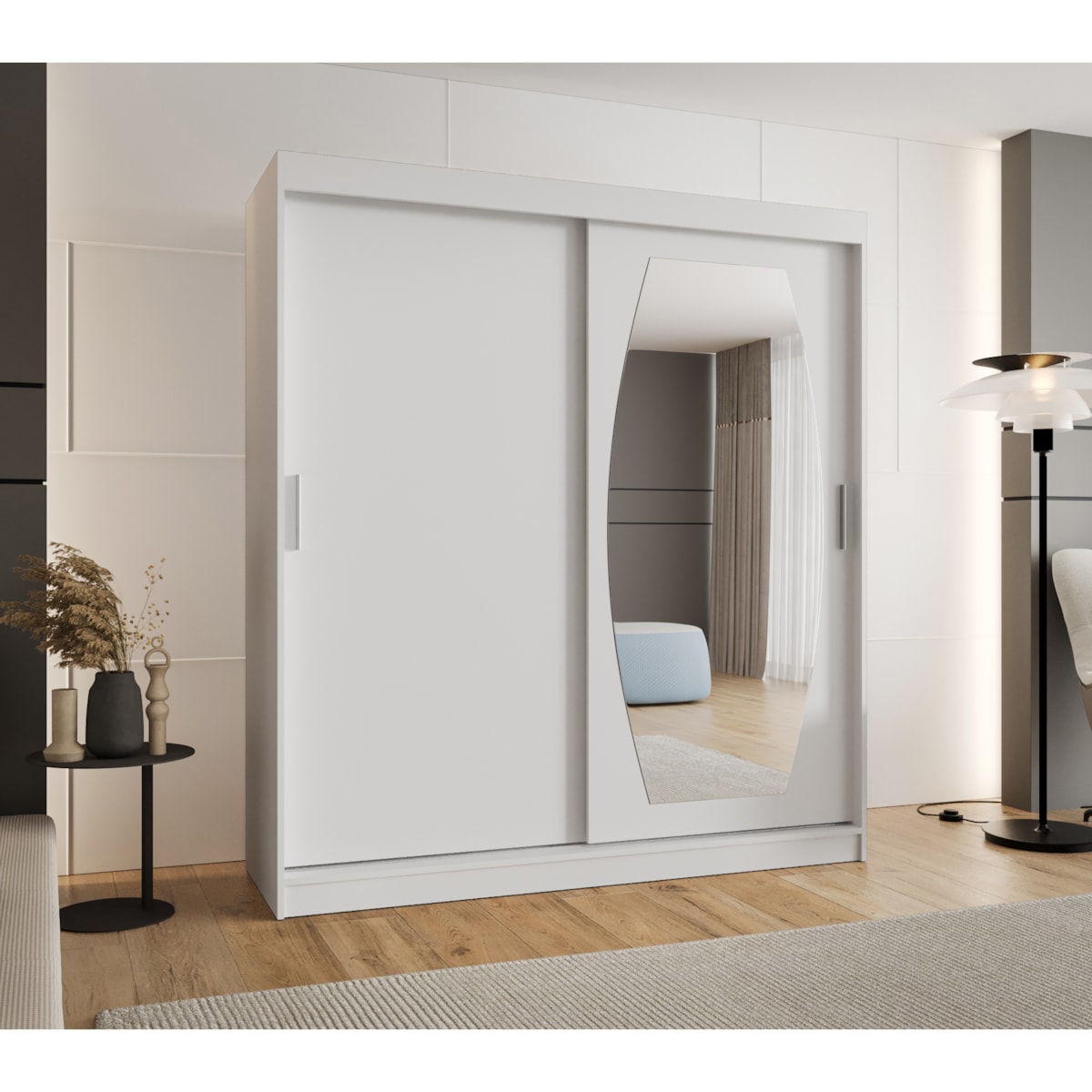 Szafa przesuwna ROSSA 180 biały