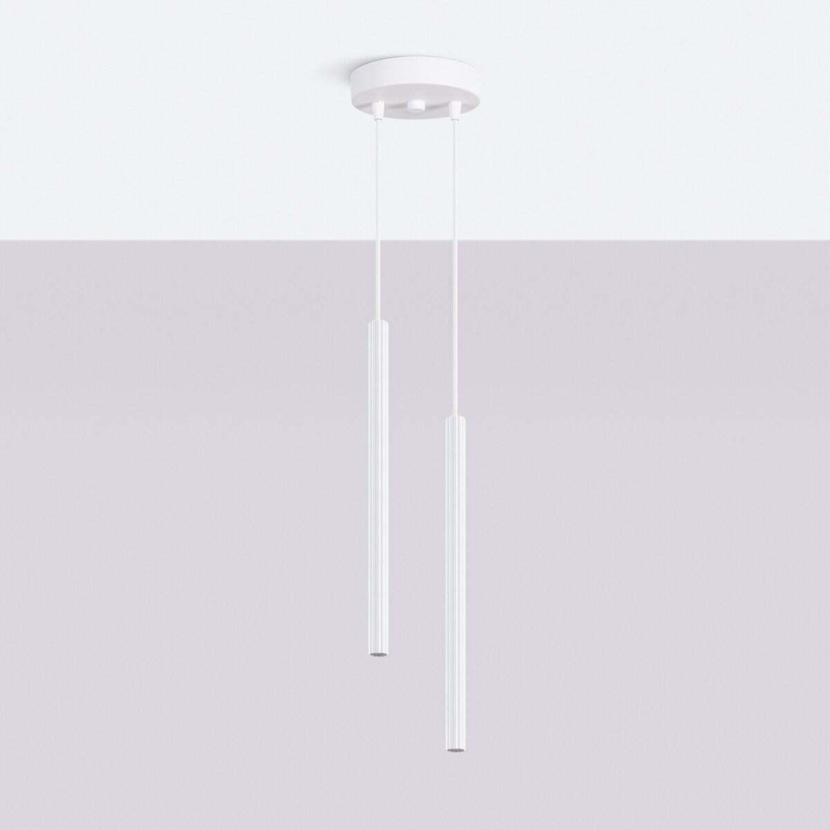 Lampa wisząca ARCHE 2P biała