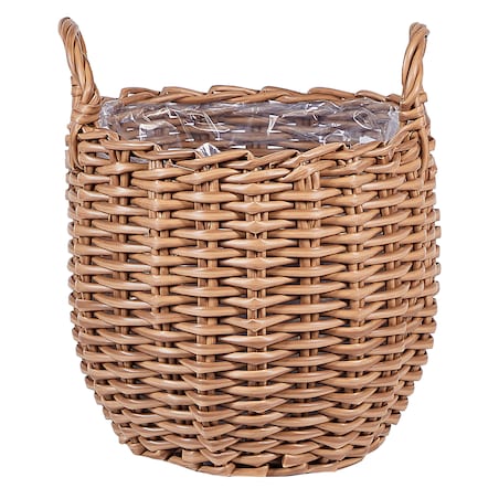 Zestaw 3 koszy na kwiaty AUCUBA 26/34/44 cm Jasnobrązowy