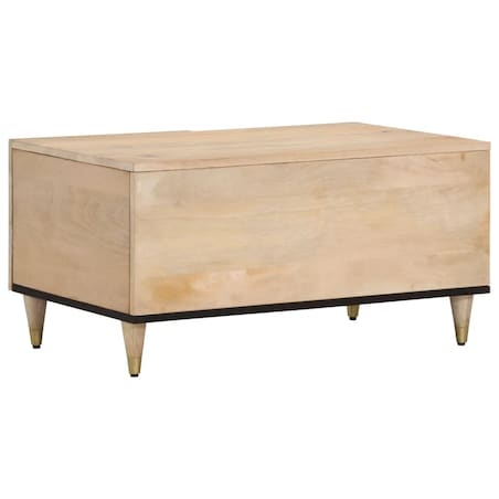 vidaXL Stolik kawowy, 80x50x40 cm, lite drewno mango