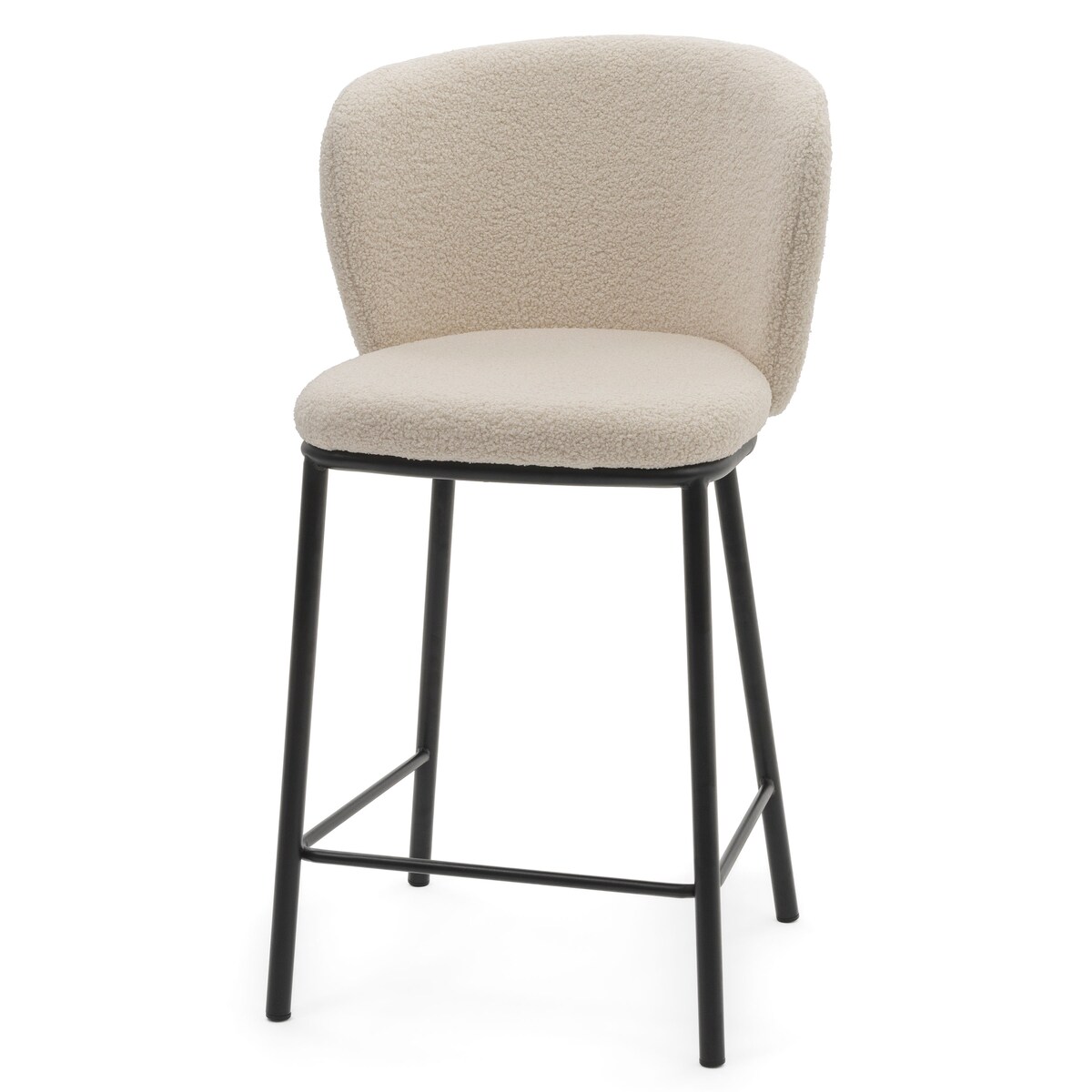 HOKER TAPICEROWANY BOUCLE TEDDY DO SALONU JADALNI BAROWY NOWOCZESNY BARI