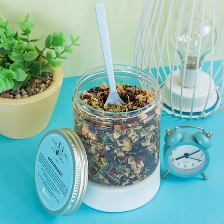 Herbata ziołowa WITALNOŚĆ o smaku czerwonych owoców z miętą PREMIUM Cup&You - herbata liściasta sypana mieszanka napar susz - gotowa na prezent upominek