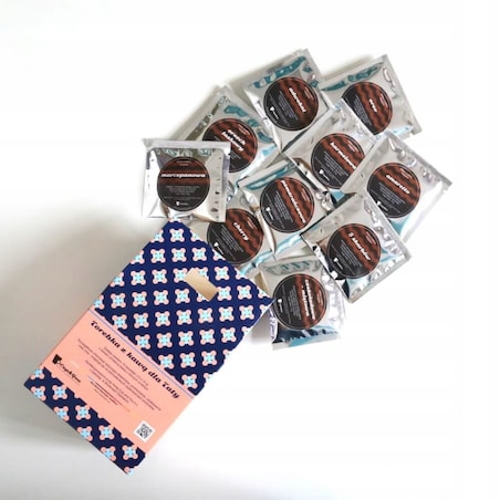 Elegancki duży Box prezentowy gift DLA TATY kawa + pomysłowe akcesoria