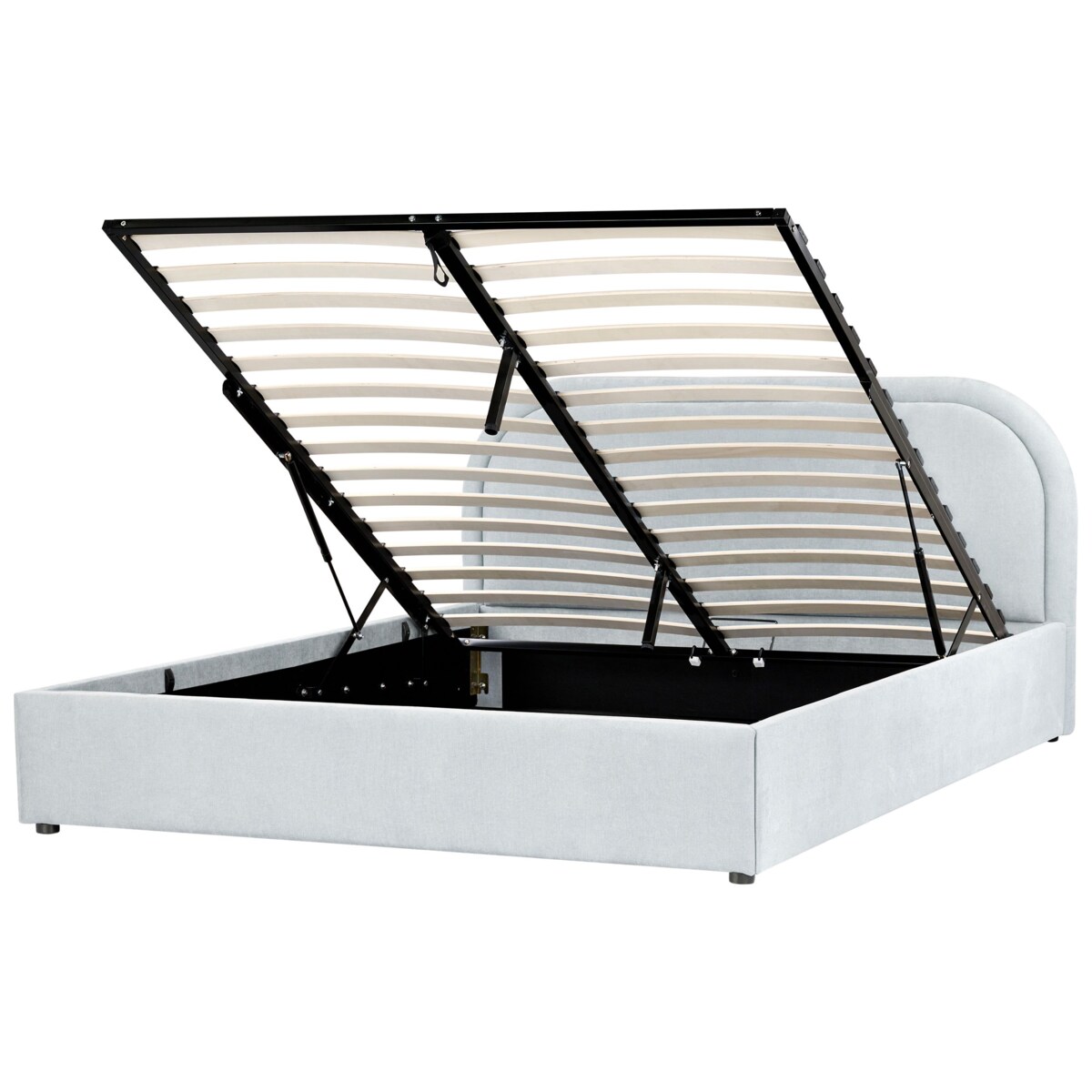 Łóżko z pojemnikiem QUILLIEN 160 x 200 cm Błękitny