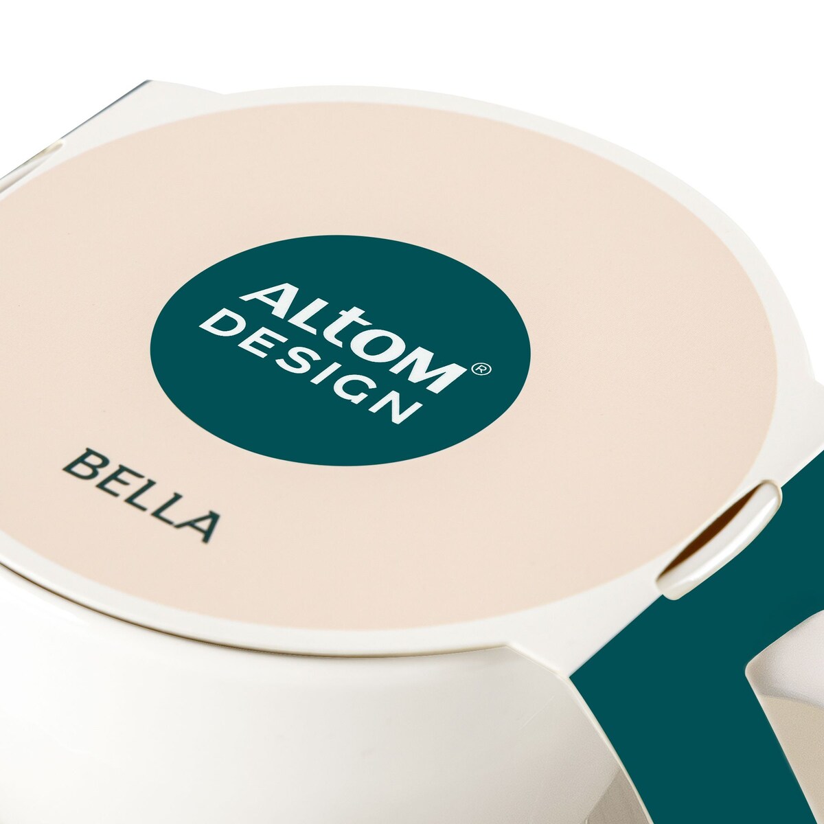 KONSIMO AD BELLA, Zestaw kawowy 6 os. (19 el.), kolor ecru