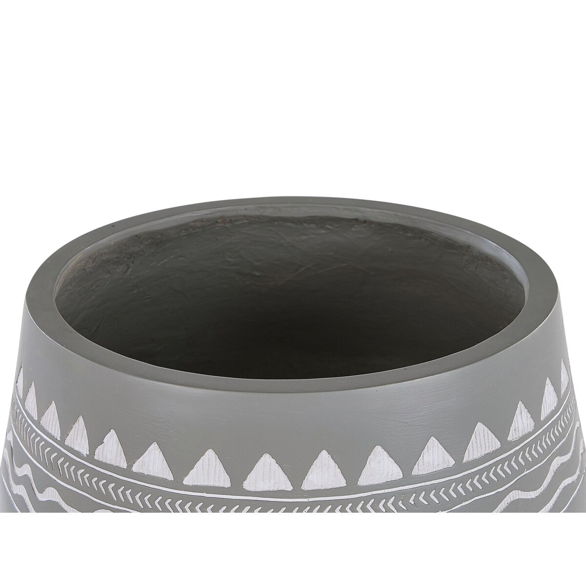 Doniczka na stojaku 42 x 42 x 44 cm jasnoszara WERIA