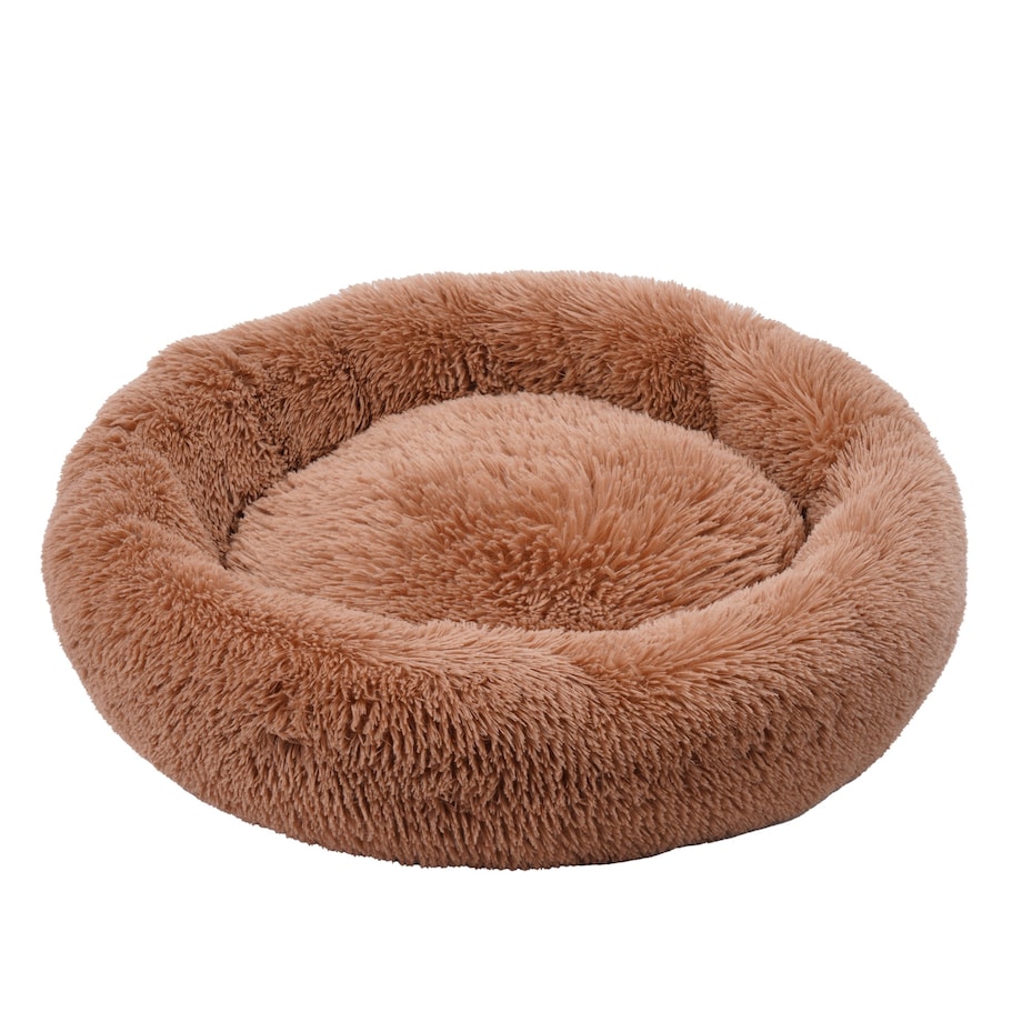 PLUSZOWE OKRĄGŁE LEGOWISKO kojec DLA PSA KOTA poduszka posłanie 80x80