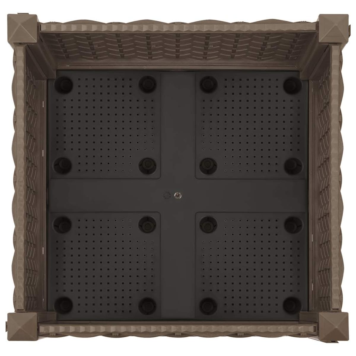vidaXL Donica do podniesionej rabaty, 40x40x23 cm, polipropylen